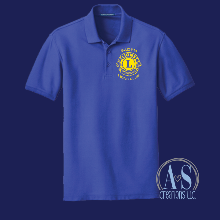 Lions Club Polo K100 AS Creations LLC